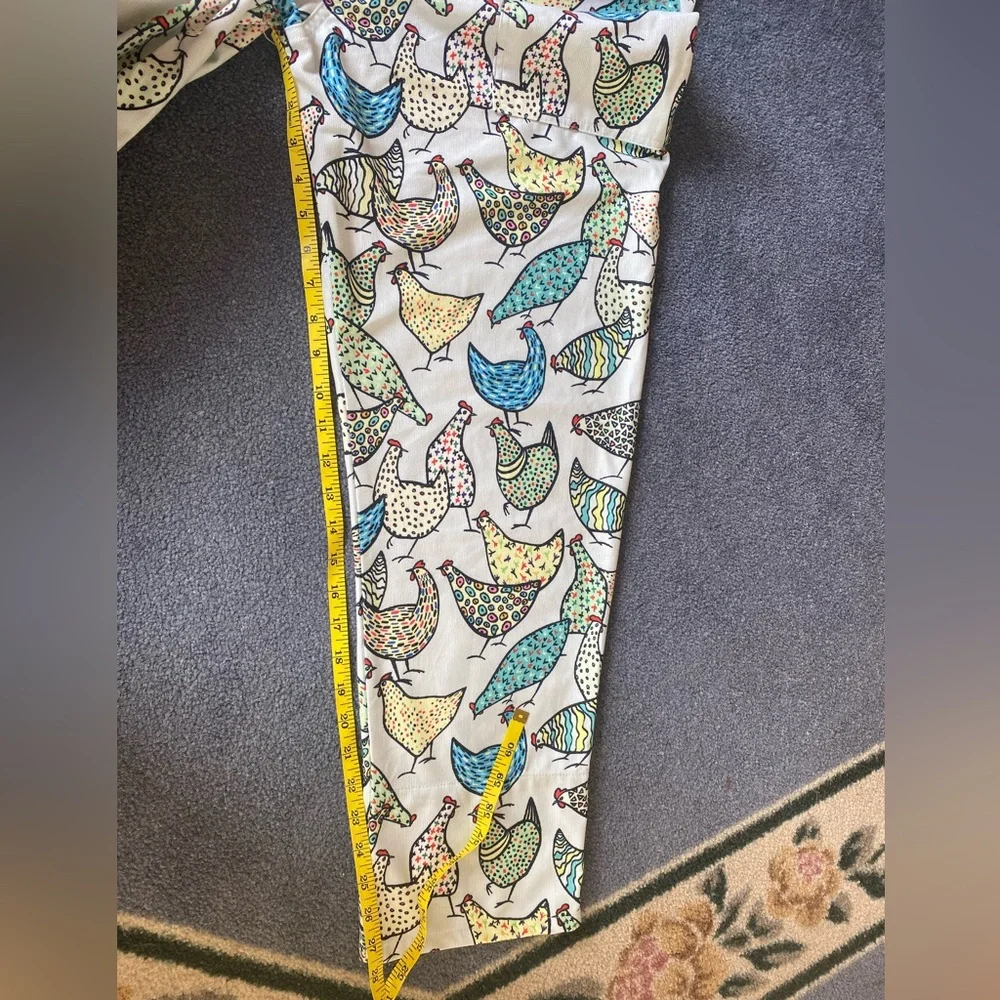 L.A Soul Retro Chicken Print Lightweight Corduroy Overalls - Picture 7 of 11